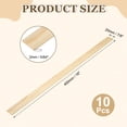 thumbnail image 2 of Uxcell 10Pcs Tiras de Madera, 5/64" x 7/8" x 16" Palitos de Madera Delgados, Dowel de Madera Cuadrada Sin Terminar para Manualidades DIY y Fabricación de Modelos - 2x20x400mm, 2 of 7