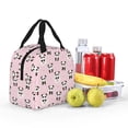 thumbnail image 6 of Lsque Cute Kawaii Panda Pattern Lunch Bag Women/Men Insulated Lunch Box,Small Leakproof Cooler Food Lunch Containers Reusable High Capacity Lunch Tote Bags, 6 of 6