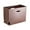 Brown, variant on Uklsqma Foldable Portable Storage Box for Desk | Student Dorm & Home Organization | Collapsible Toy, Book & Clothing Storage Bin | 3 Sizes & 2 Colors | 1-Pack
