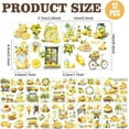 thumbnail image 2 of 12 Sheets Lemon Rub on Transfer Stickers Lemon and Gnome Rub on Transfers Summer Lemon Tree Rub on Decals Lemon Dessert Sticker for Crafts Glass Wood Furniture DIY Home Decor 5.5x5.5", 2 of 7