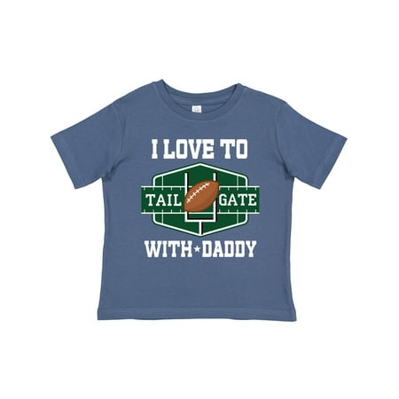 

Inktastic Football Tailgating with Daddy Gift Toddler Boy or Toddler Girl T-Shirt