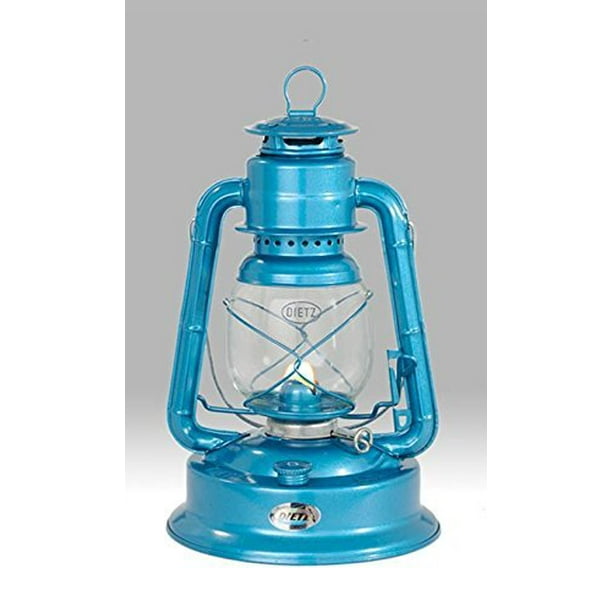 Dietz 1 Little Wizard Oil Lamp Burning Lantern Blue