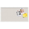 thumbnail image 2 of PinPix 36x18 Custom Cork Bulletin Board Shaded Grey Diamond Poster Board Has a Fabric Style Canvas Finish, Framed in Shaded Grey Diamond, by ArtToFrames (PinPix-373), 2 of 6