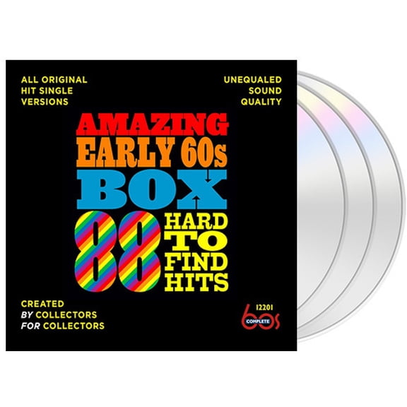 Various Artists - Amazing Early 60s Box: 88 Hard-To-Find Hits / Various - Music & Performance - CD