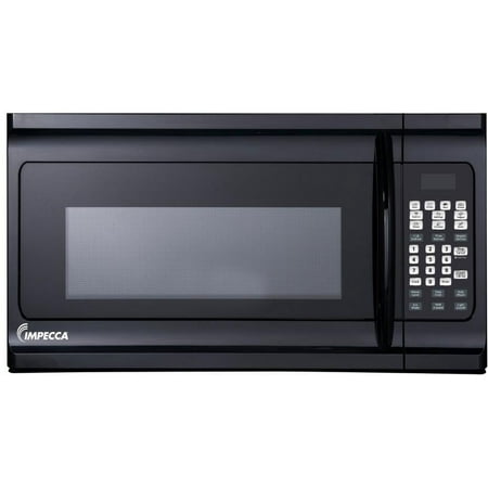 Impecca OM-1600K 30  Over the Range Microwave with 1.6 cu. ft. Capacity; 1000 Watts Cooking Power; 300 CFM and Child Lock in Black
