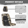 thumbnail image 6 of KUIFORTI Camo UTV Seat Covers Seats Cover for UTV Compatible with Yamaha Rhino 700 660 450 2004-2021 Comfortable Polyester Fits with Rhino Bucket Seat Cover with Headrest Covers, 6 of 7