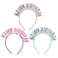 thumbnail image 1 of 3pcs Birthday Theme Letters Hair Clasp Light Hair Band Birthday Party Decor, 1 of 8