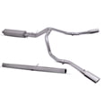 thumbnail image 5 of Gibson Exhaust Exhaust System Kit 65712 Exhaust System Kit Cat Back System; Stainless Steel; With Muffler; 3 Inch To 2-1/2 Inch Pipe Diameter; Single Exhaust With Dual Exit; Split Side Exit, 5 of 5
