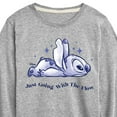 thumbnail image 3 of Disney - Lilo & Stitch - Go With The Flow - Toddler & Youth Long Sleeve Graphic T-Shirt, 3 of 5