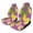 Color-3, variant on _Lemonade Pattern (purple) Poster (1) Car Seat Cover 2 Piece Set Saddle Blanket Carseat Universal Fit for Vehicle Sedan SUV