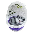 thumbnail image 2 of Simulation Cute Cats Kitten Sound Plush Doll Toy Hanging Basket Home Decoration, 2 of 8