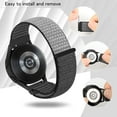 thumbnail image 4 of KBYKO 20mm Nylon Watch Bands Compatible with Samsung Galaxy Watch 7/6/5/4/FE/Watch 6 Classic 43mm 47mm/Watch 5 Pro 45mm/Watch 4 Classic 42mm 46mm/Galaxy Watch 42mm/Watch 3 41mm for Women Men, 4 of 7