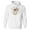 White, variant on Cowboy Ghost Boo Haw Hoodie Sweatshirt Unisex Large White