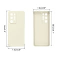 thumbnail image 2 of Phone Case for 6.3"x2.9"x0.43" Cell Phones TPU Silicone Full Body Protective Cover Case for Men Women, White, 2 of 6