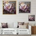 thumbnail image 4 of Designart "Pink Grey Peonies Blooming V" Floral Peony Wall Art For Bathroom, 4 of 5