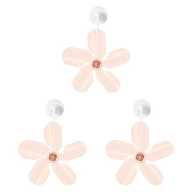 3x Aire acondicionado Deflectores de viento Registro de aire Desventores de ventilación Dirección de la guía de deflectores del viento Ventilador para Naranja