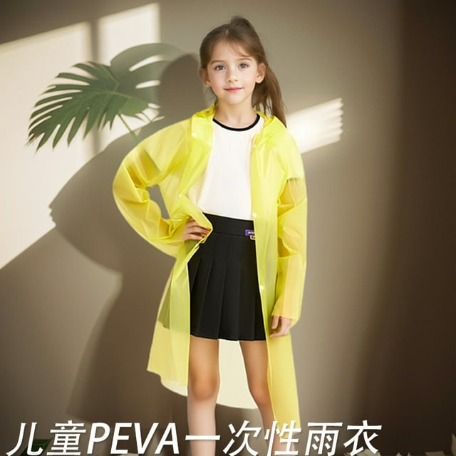 Imperméable Jetable Adulte Enfants Épais Randonnée Extérieure Dérive poncho Unisexe