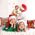thumbnail image 7 of MMTX Red Cushion Covers Christmas Pillowcases, 4pcs 45 x 45cm Pillowcases, Christmas Tree Snowflakes Cushion Covers Xmas Throw Pillow Cases for Sofa Couch Bed, 7 of 7