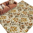 thumbnail image 6 of Fall Leaves Area Rug 5x7 Washable Rug Non Slip Farmhouse Autumn Beige Botanical Large Area Rug Soft Stainresistant Indoor Floor Carpet for Living Room Bedroom Home Office Dining Room Nursery, 6 of 8
