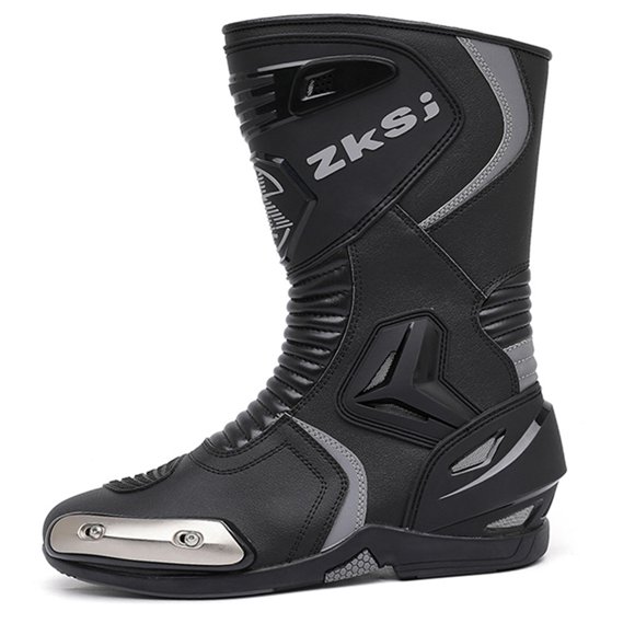 Botas de moto elegantes: diseño clásico, cómodas y transpirables, adecuadas tanto para desplazamientos diarios como para conducción informal.,Negro,42