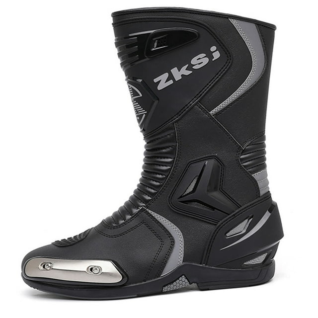 Botas de moto elegantes: diseño clásico, cómodas y transpirables, adecuadas tanto para desplazamientos diarios como para conducción informal.,Negro,40