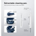 thumbnail image 4 of Suritch Protective Case for JBL Tune Flex Earbuds with Lid Lock, Carabiner, Cleaning Kit and Removal Tool, Blue, 4 of 9
