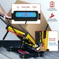 thumbnail image 3 of Rocita Electric Stair Climbing Truck, 441lb Load Heavy Duty Folding Stair Climber Dolly Moving Cart with 6 Wheels, Hand Truck Motor Battery Powered Truck, 3 of 10
