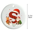 thumbnail image 3 of Adornos Navideños Acrílicos de 26 Letras | Decoraciones Colgantes Navideñas Personalizadas | Colgantes Del Alfabeto Ligeros y Duraderos | Decoración Navideña para El Hogar y La Oficina | Corona para, 3 of 6