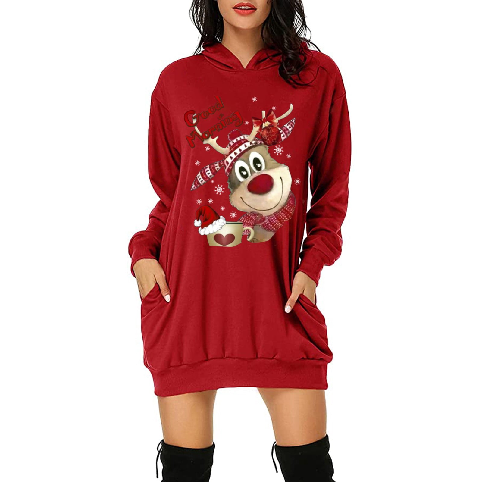 Fashion Womens Christmas Hoodie Bag 
