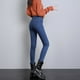 thumbnail image 4 of Pantalones vaqueros térmicos para mujer, Jeans elásticos de felpa cálida para la nieve, pantalones de mezclilla gruesos para estudiantes, pantalones de lana de piel para mamá, invierno, nuevo, 4 of 5