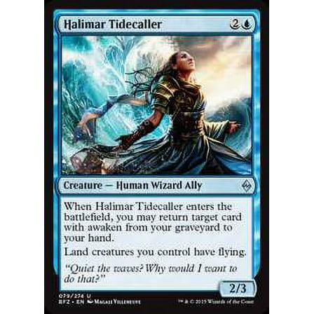 MtG Battle for Zendikar Uncommon Halimar Tidecaller (Foil) #79