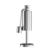Angle View: Pure Garden 10.5in Stainless Steel Refillable Citronella Torch Canister