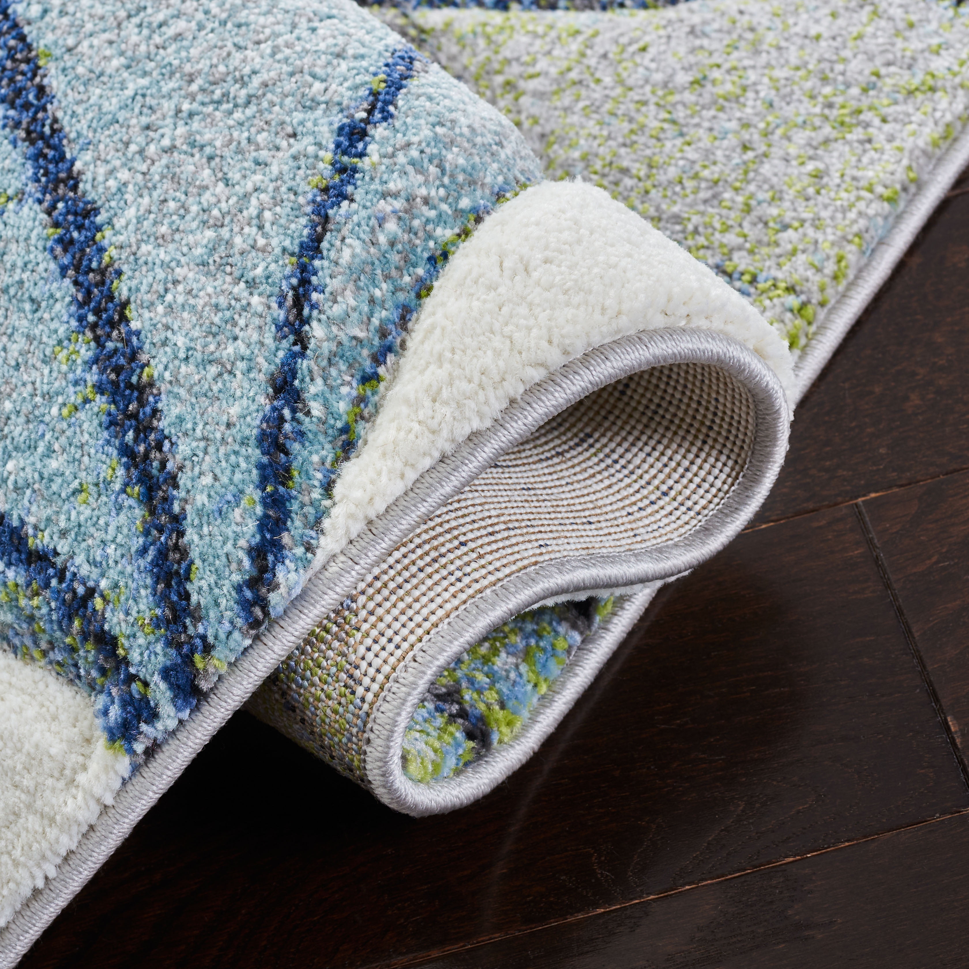 Safavieh Hollywood Dalia Abstract Area Rug, Ivory/Blue Green, 8' x 10'