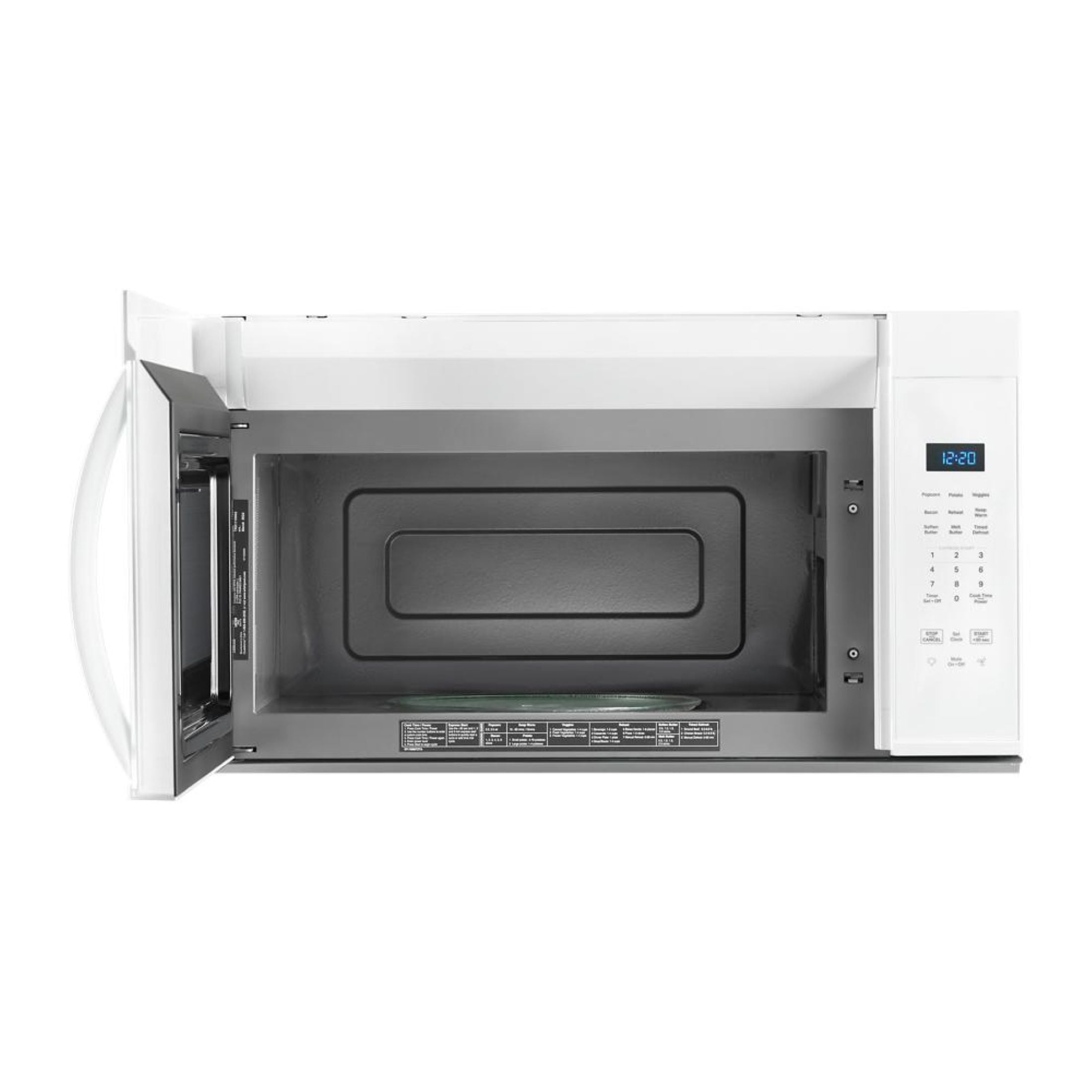 Whirlpool 1.7 Cu. ft Over the range Microwave with 1000-Watts Cooking Power
