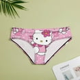 thumbnail image 4 of Hello Kitty Women's Underwear Low Rise Full Coverage Briefs Breathable Underpants Ladies Regular Plus Size Panties, 4 of 6
