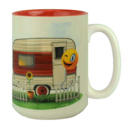 

River s Edge Products Ceramic Mug 16oz - Trailer Hood