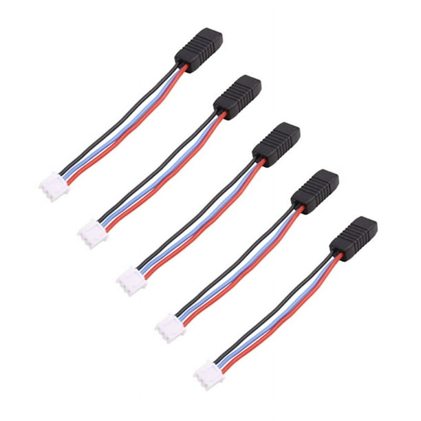 5 Cables de ConversióN -4M para Cargadores de Mercado General de BateríA -4M Modelos de BateríA Macho A Hembra Ph2.0 3P
