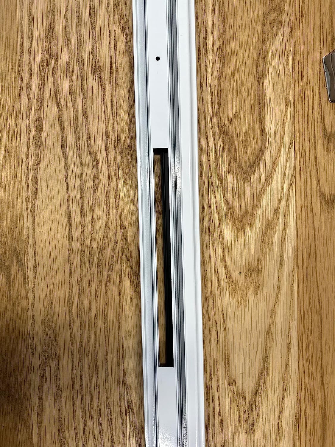 T - Astragal for Sealing Double Door (White , 96")