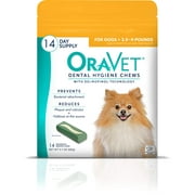 Oravet 14 Count Oravet Dental Hygiene Chew for Small Dogs