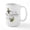White, variant on CafePress - Bee Happy Large Mug - 15 oz Ceramic Large White Novelty Mug