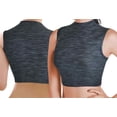 thumbnail image 3 of Sumona 3 Pack Everyday Casual Sport Yoga Women Mock Neck Crop Tops, 3 of 3