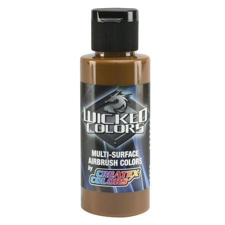 UPC: 0717893200652 | Createx Wicked Airbrush Color  2 oz. Bottle  Detail Yellow Ochre