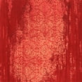thumbnail image 1 of Ahgly Company Indoor Square Abstract Orange Contemporary Area Rugs, 7' Square, 1 of 1