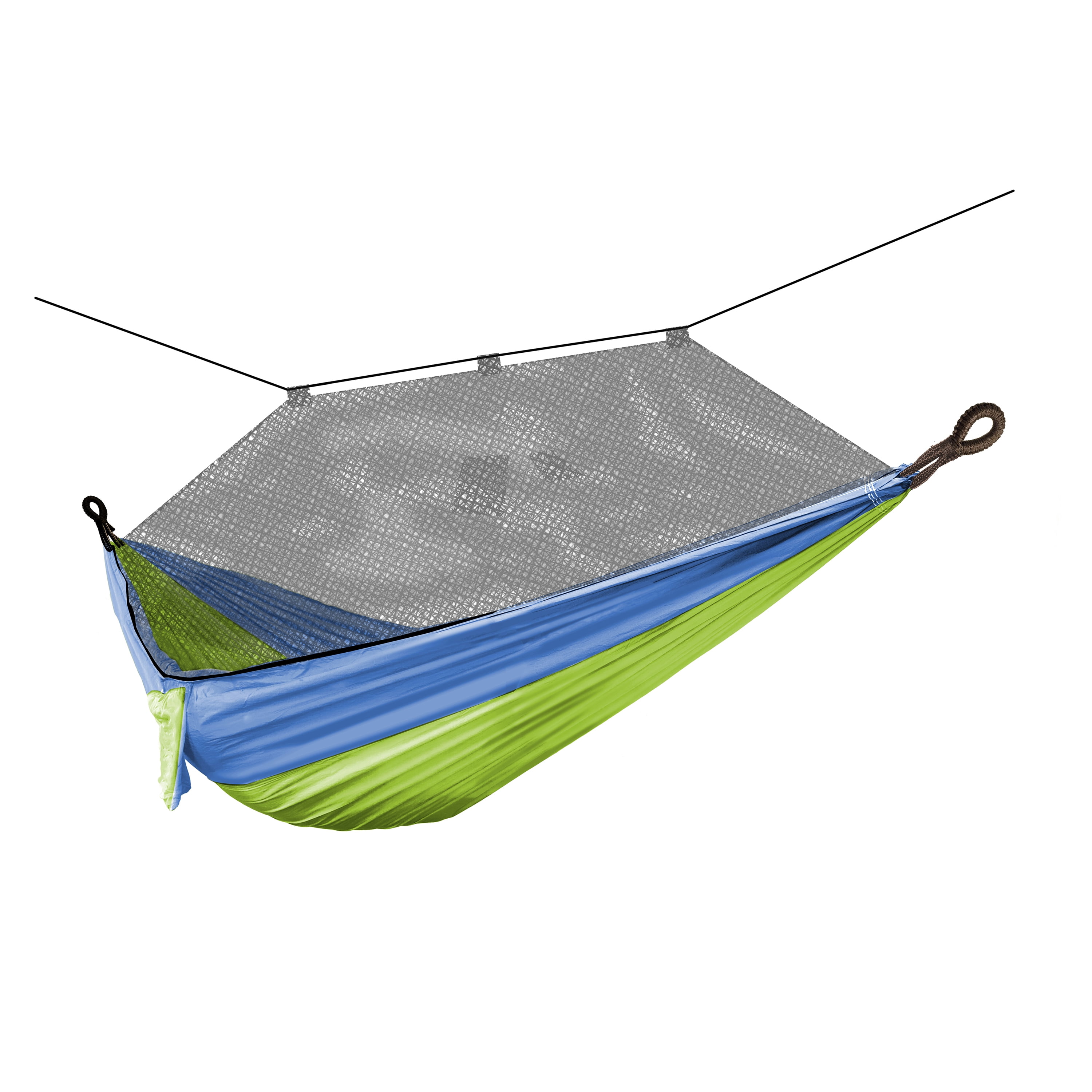 Bliss Hammocks Camping Hammock in a Bag W/ Mosquito Net & Tree Straps, 54-inch Wide, 350 lb. Capacity (Mermaid)
