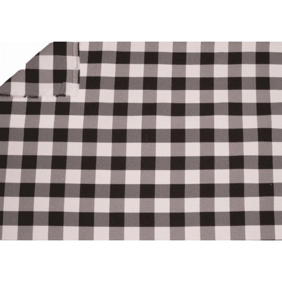 10 Yards Checkered Fabric 60" Wide Gingham Buffalo Check Tablecloth Fabric Decor