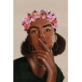 thumbnail image 2 of Escalante, Omar 23x32 Black Ornate Wood Framed with Double Matting Museum Art Print Titled - Flower Power II, 2 of 4