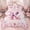 Pink Butterfly K, variant on Erosebridal Girls Floral Sakura Personalized K Initial Queen Comforter Set 3pcs,Flowers Flying Butterflies Bedding Comforter Set For Kids,Pink Reversible,Luxury Bedroom Decor