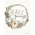 thumbnail image 2 of Mingo, Jessica 25x32 White Modern Wood Framed Museum Art Print Titled - Fall Greetings, 2 of 4