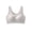 Gray, variant on Shelf Bra,Solid Color Tank Style Lifting Fixed Cup Wireless Push Up Breathable Daily Wear Bra for Women