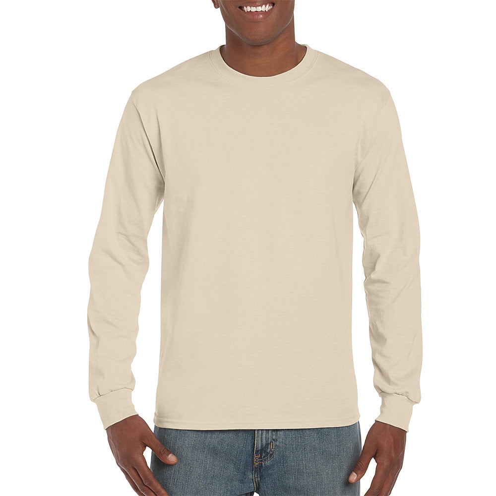 Gildan Men's Ultra Cotton Long Sleeve T-Shirt Multipack Style G2400